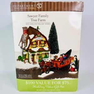 Department 56 Sawyer Family Tree Farm New England Village Series 2004